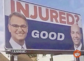 Injured? Good!