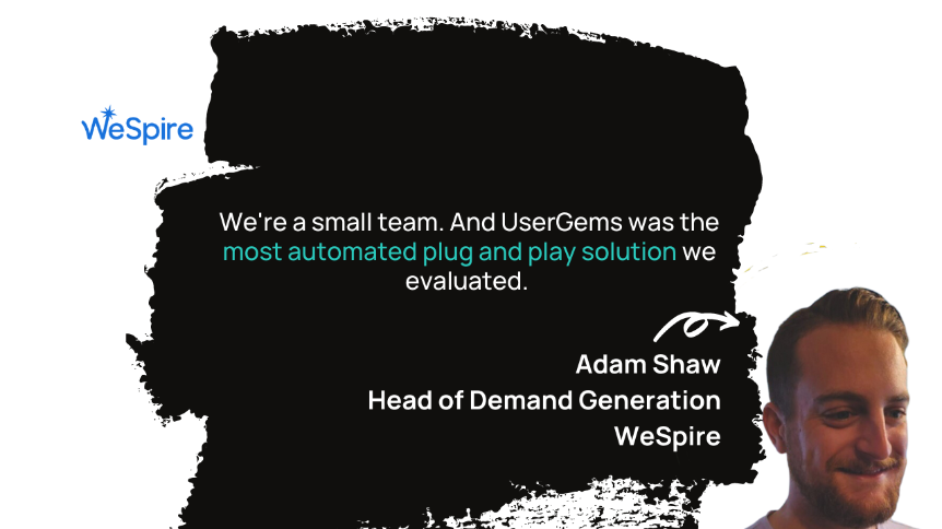 How UserGems helped WeSpire find and scale warm outbound