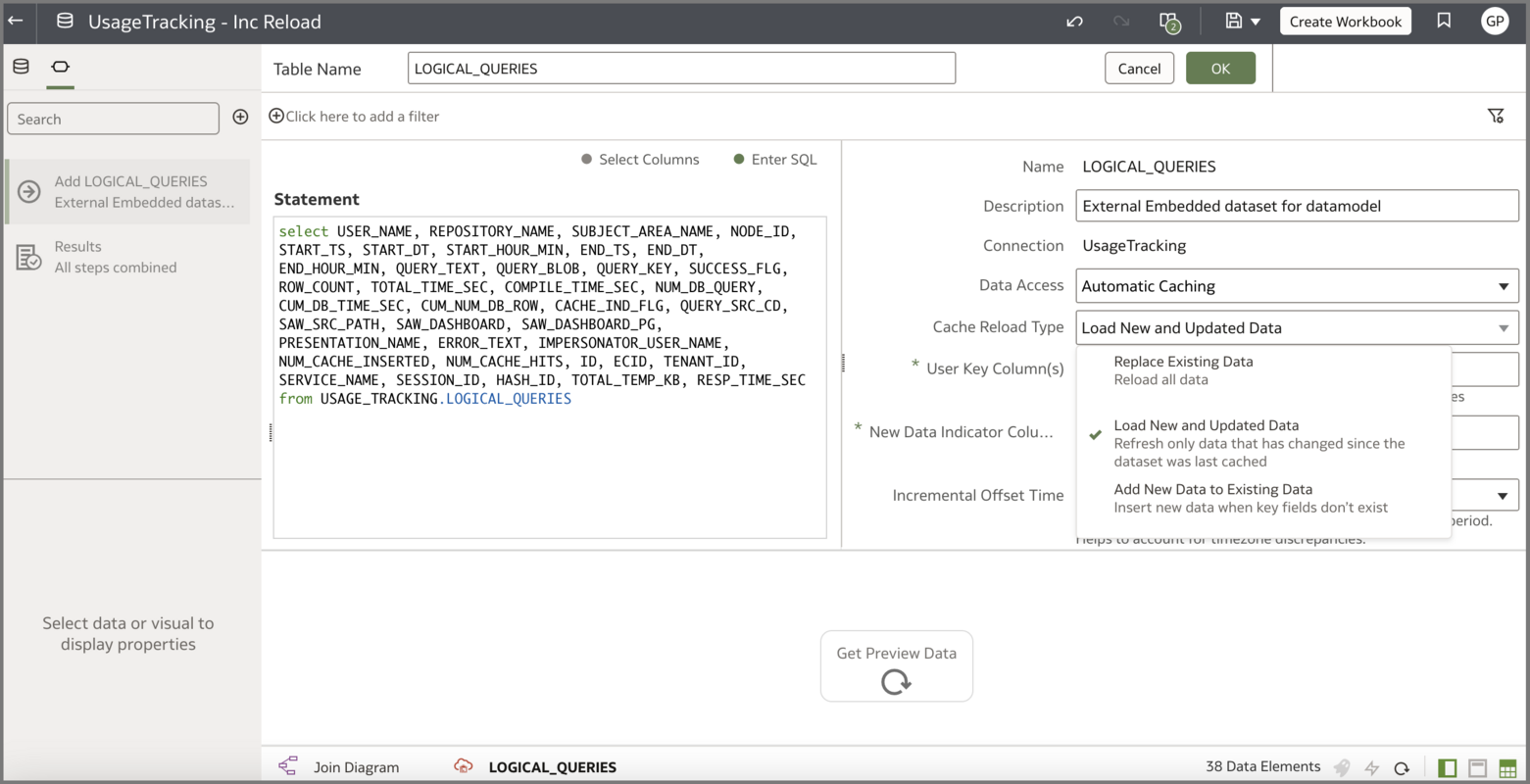 Incrementally Reload Your Datasets