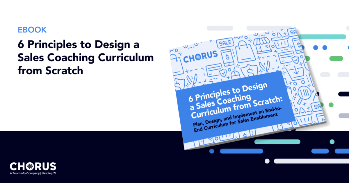 6 Principles to Design a Sales Coaching Curriculum from...