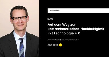 Auf dem Weg zur unternehmerischen Nachhaltigkeit mit Technologie + X