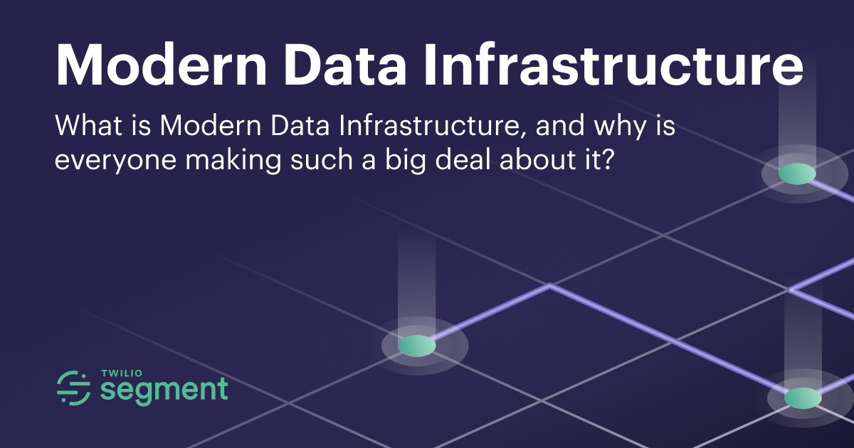 What is Modern Data Infrastructure, and why is everyone making such a big deal about it? | Twilio Segment Blog