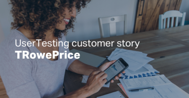 T.Rowe Price + UserTesting