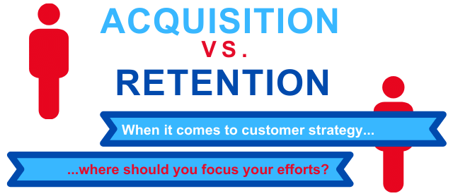 Customer Acquisition v. Customer Retention Strategy [Infographic]