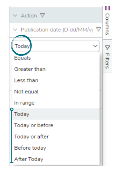 Release Highlights, September 2022: Personal E-Mail settings extended, Date filter option "Today" & Asset-References and versioning