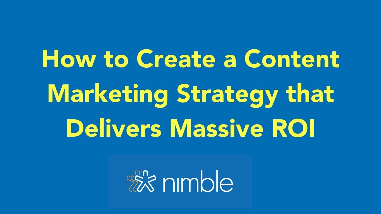 How to Create a Content Marketing Strategy that Delivers Massive ROI
