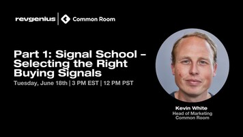 Watch the Recap : Part 1: Signal School – Selecting the Right Buying Signals