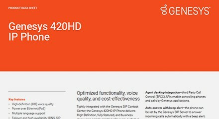 Genesys 420HD IP Phone