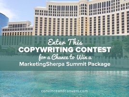 Enter This Copywriting Contest for a Chance to Win a MarketingSherpa Summit Package