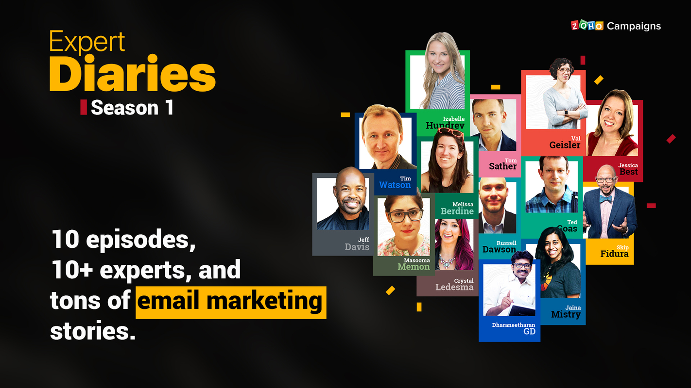 Expert Diaries Season 1: Moving towards a connected email community   - Zoho Blog