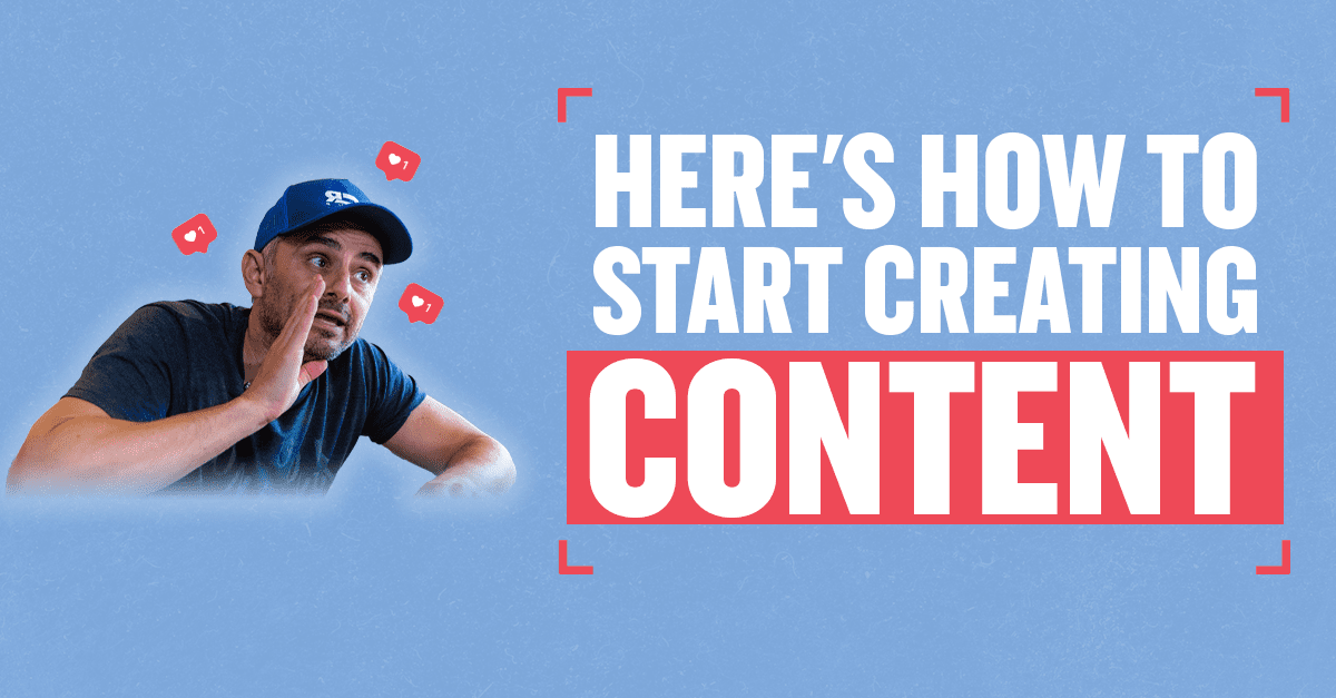 How to start creating content