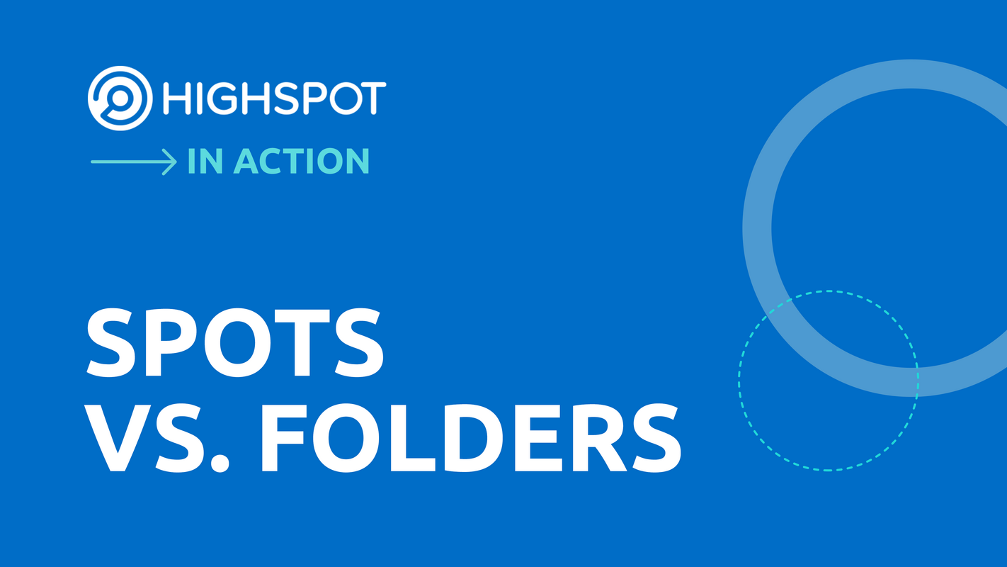 Spots vs. Folders