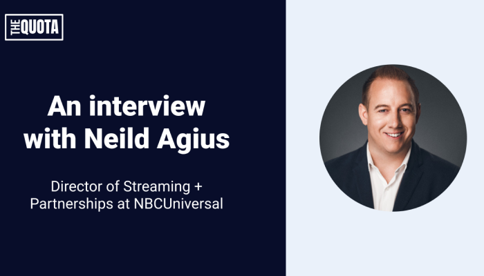 An interview with Neild Agius, Director of Streaming and Partnerships at NBCUniversal.