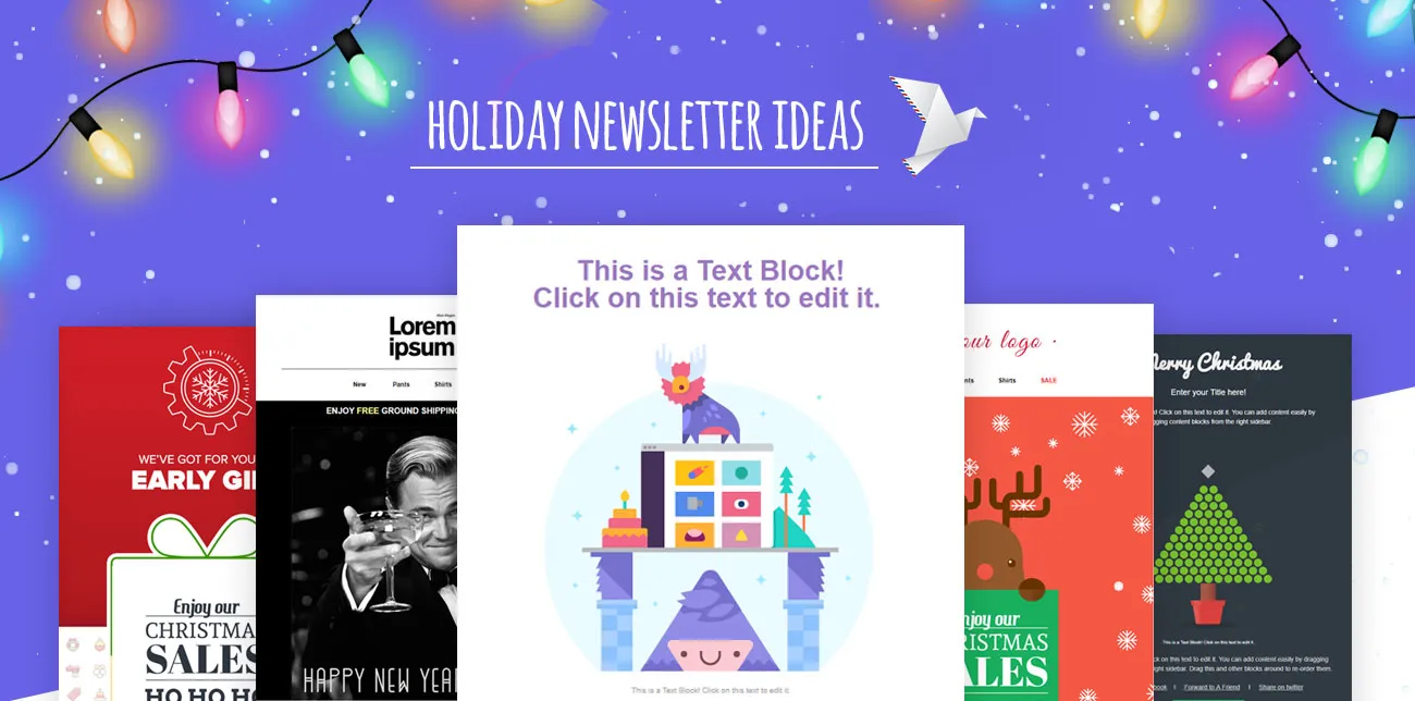 24 Holiday Newsletter Ideas to Cheer Up the Season
