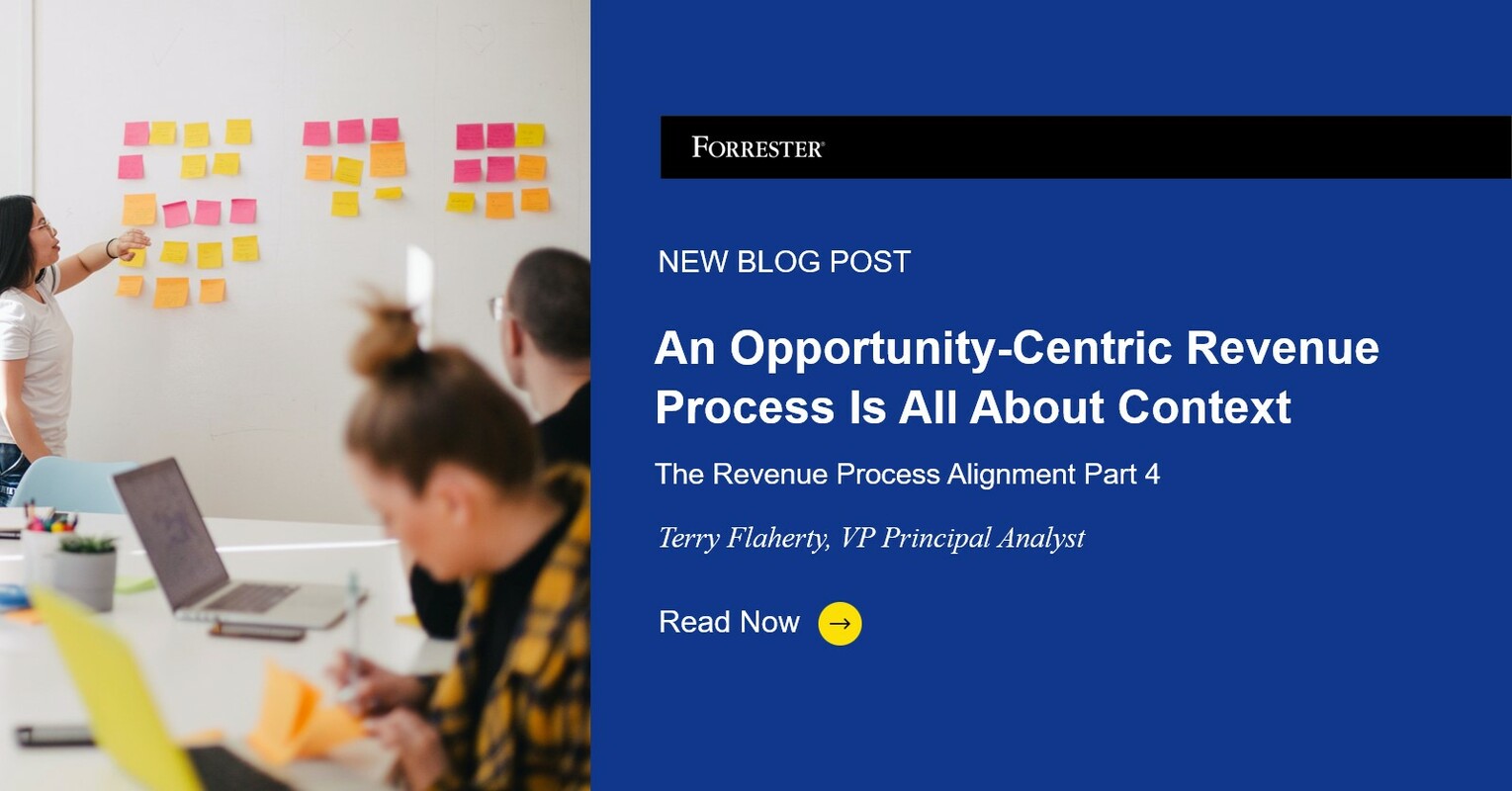 The Revenue Process Alignment Series, Part 4: An Opportunity-Centric Revenue Process Is All About Context