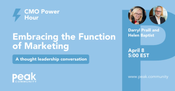 Embracing the Function of Marketing w/ Helen Baptist and Darryl Praill