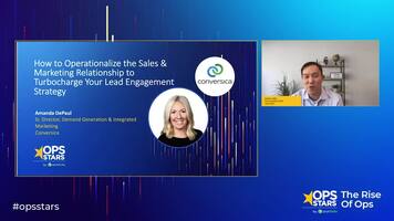 Session: How to Operationalize the Sales & Marketing Relationship to Turbocharge Your Lead Engagement Strategy