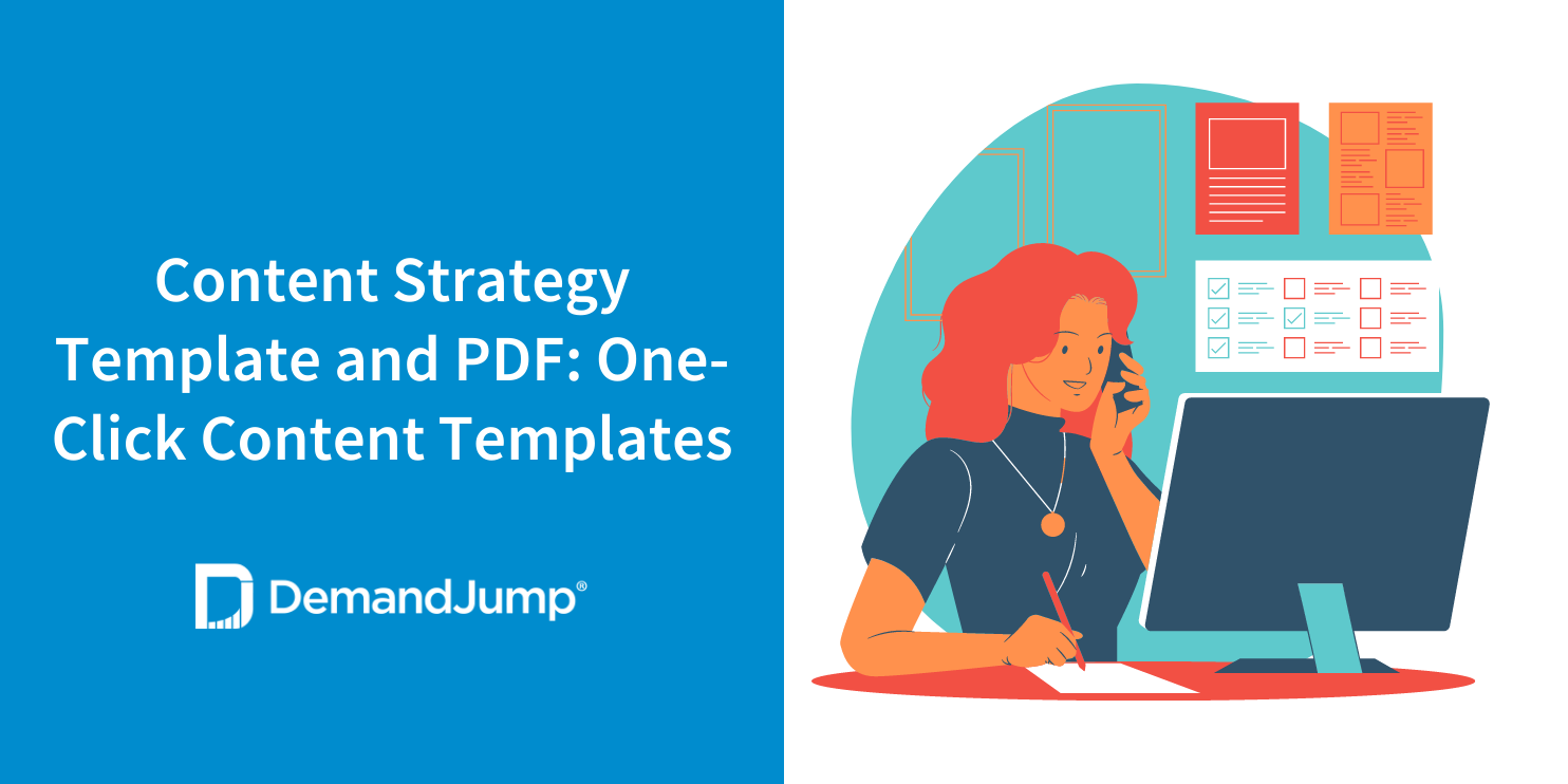 Content Strategy Template and PDF: One-Click Content Templates