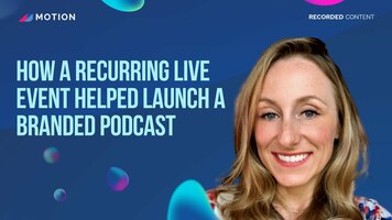 How a recurring live event helped launch a branded podcast with Jessie Lizak