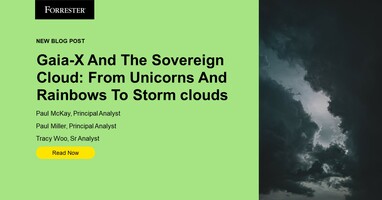 Gaia-X And The Sovereign Cloud: From Unicorns And Rainbows To Storm Clouds