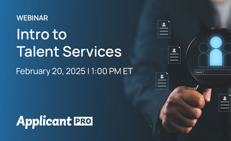 Intro to Talent Services