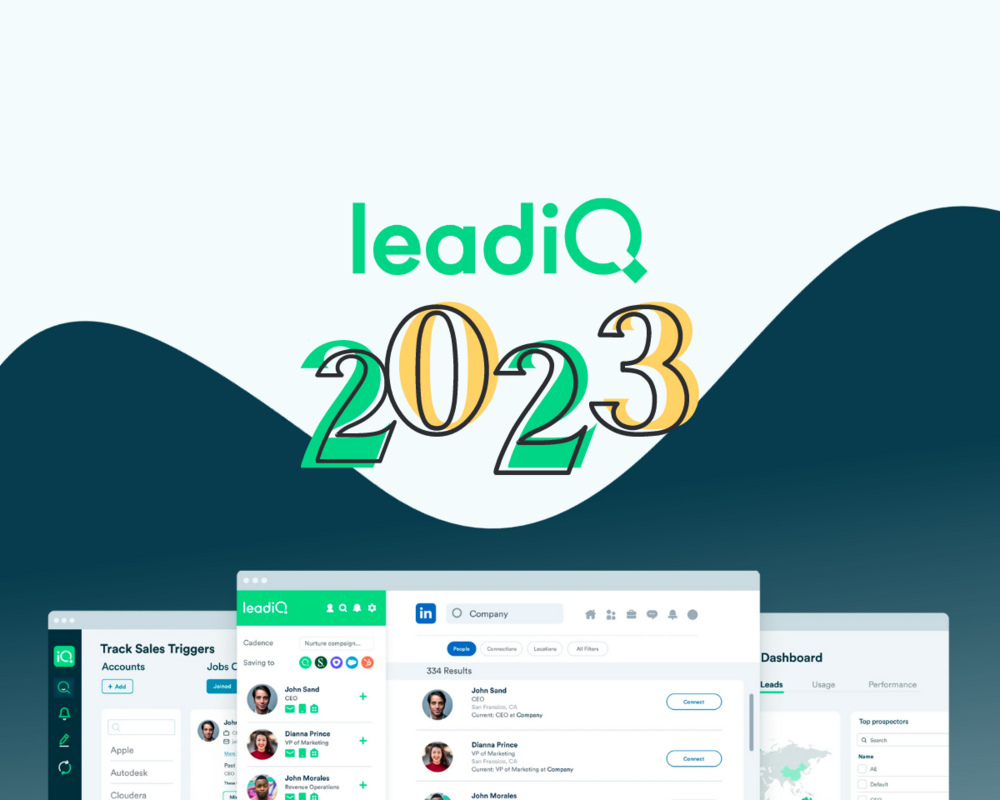 LeadIQ's 2023 Product Release Roundup