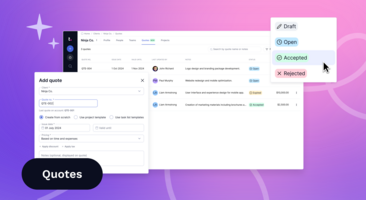 Quotes in Teamwork.com