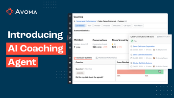 Introducing AI Coaching Agent with custom scorecards