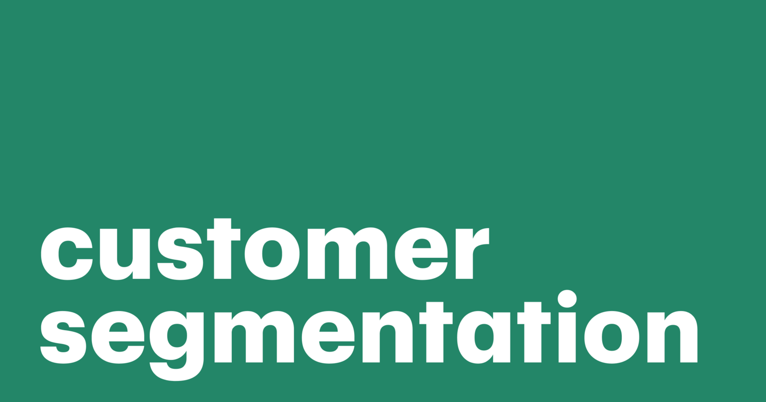 Customer Segmentation in a Nutshell
