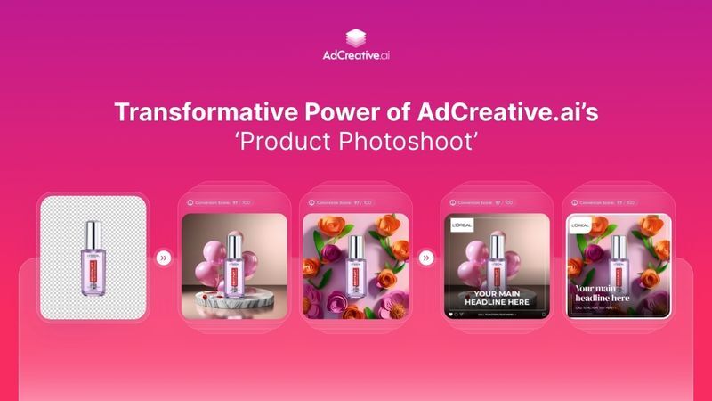Transformative Power of AdCreative.ai's 'Product Photoshoot'