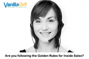 Inside Sales - Golden Rules