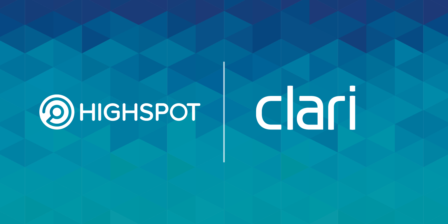 Announcing the Highspot and Clari Integration