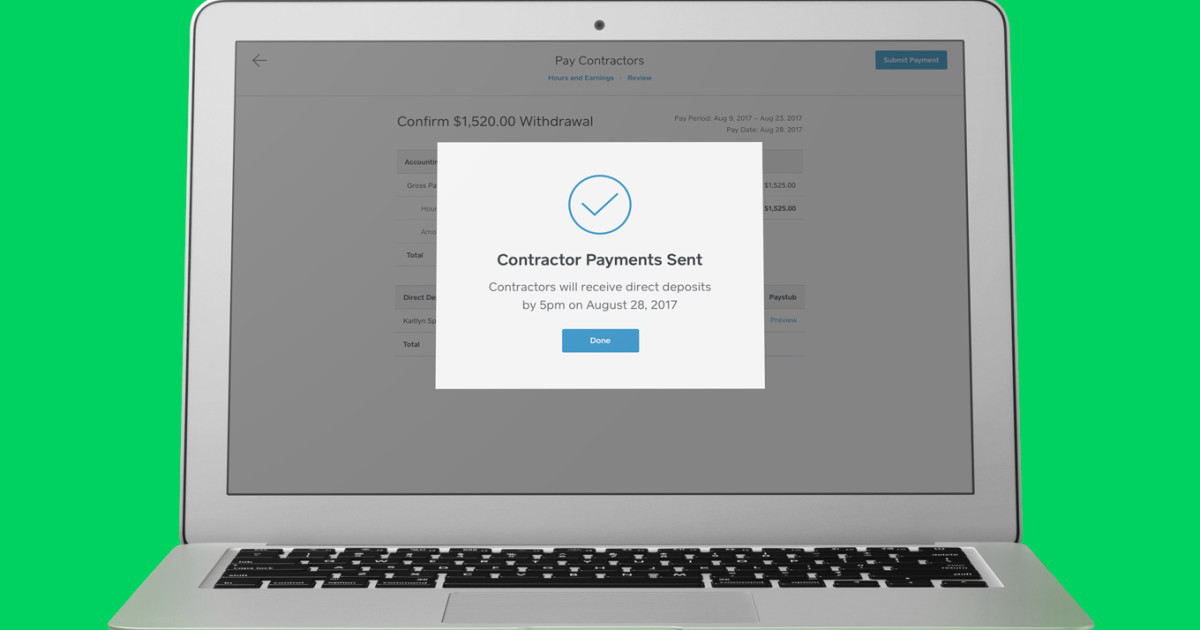 Pay Your Independent Contractors with Square