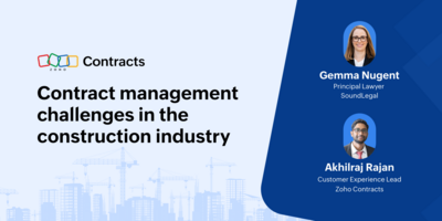 Contract management challenges in the construction industry | Expert talks