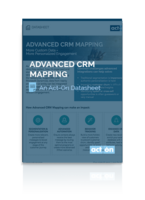 Act-On Advanced CRM Mapping