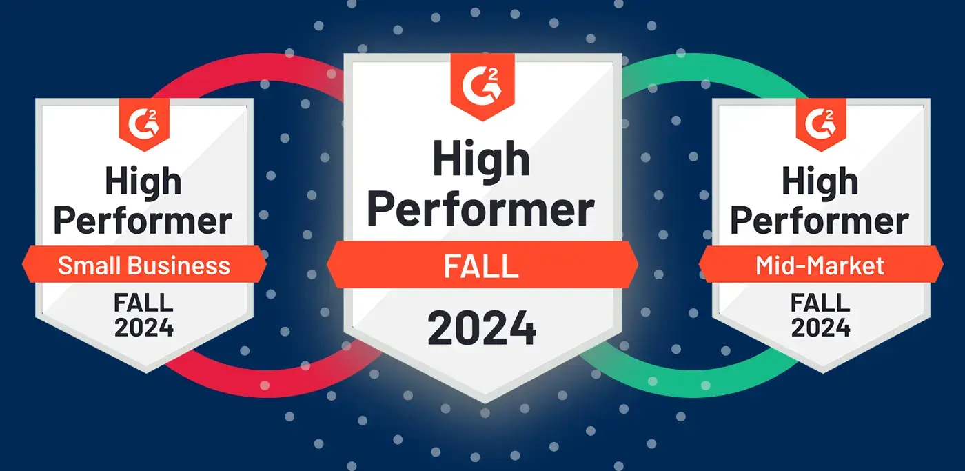 RedEye earns 8 High Performer badges in G2's Fall 2024 report