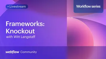 Building for scale in Webflow using Knockout with Witt Langstaff
