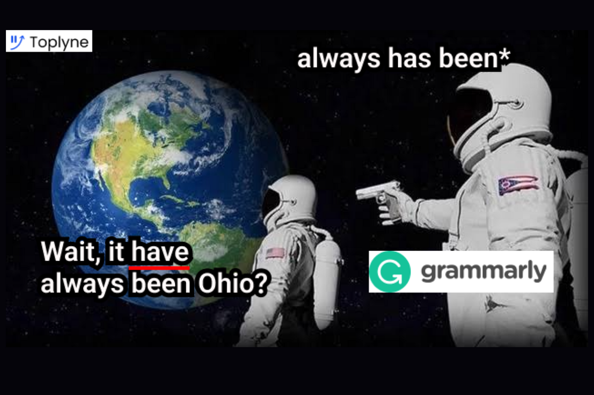 To err is human. To forgive, Grammarly