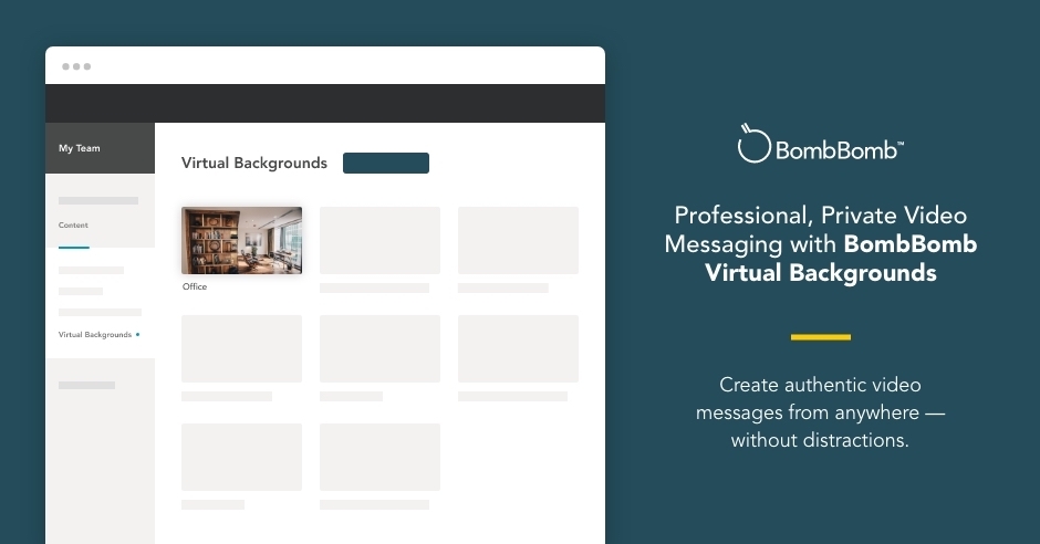 BombBomb Virtual Backgrounds for Professional, Private (and Creative!) Video Messaging
