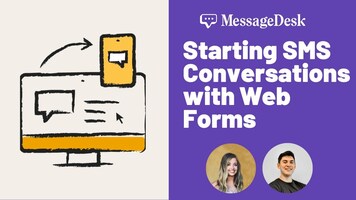 Starting SMS Conversations with a Web Form