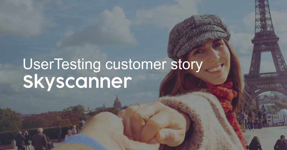 Skyscanner + UserTesting