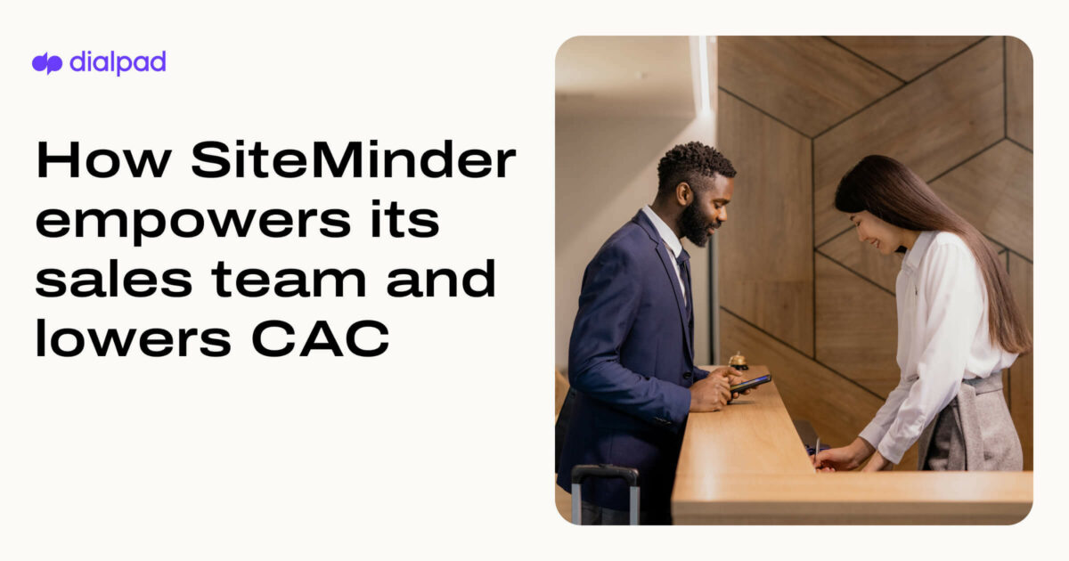 How SiteMinder empowers its sales team and lowers CAC
