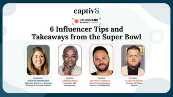 6 Influencer Tips and Takeaways from the Super Bowl [On-Demand Webinar Recording]