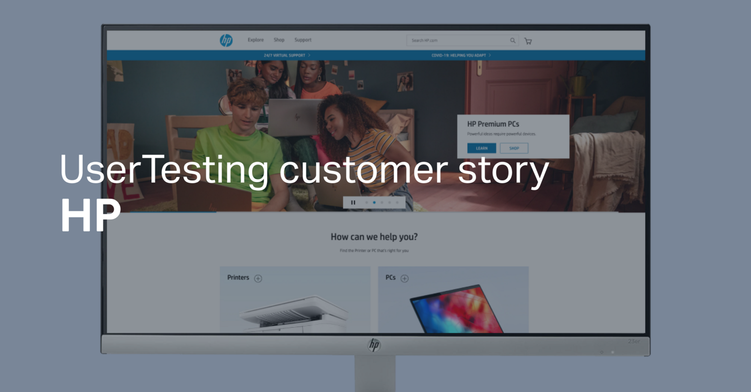 HP + UserTesting