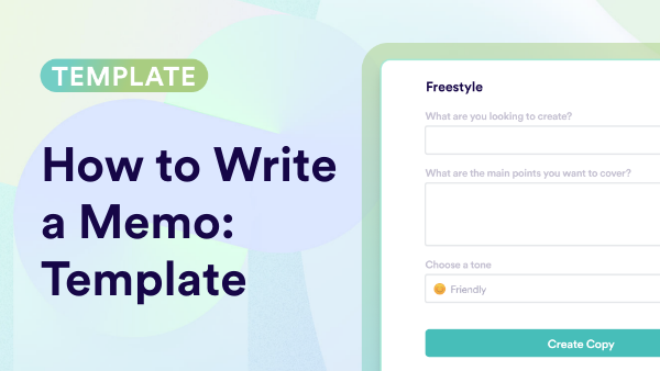 Business Memo Templates: How To Write & Examples