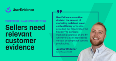 Sellers need relevant customer evidence