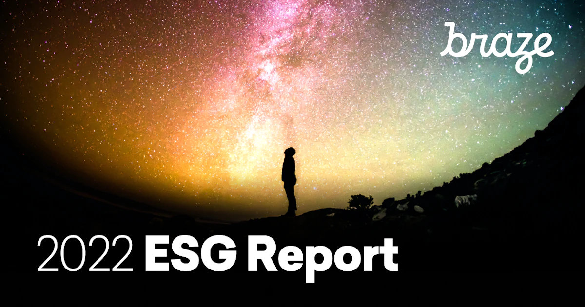 2022 Braze ESG Report