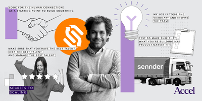 Accel - "Having a human connection as a starting point to build from is what has enabled us to do a few things right" - sennder's David Nothacker