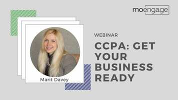 CCPA: Get Your Business Ready With Marit Davey