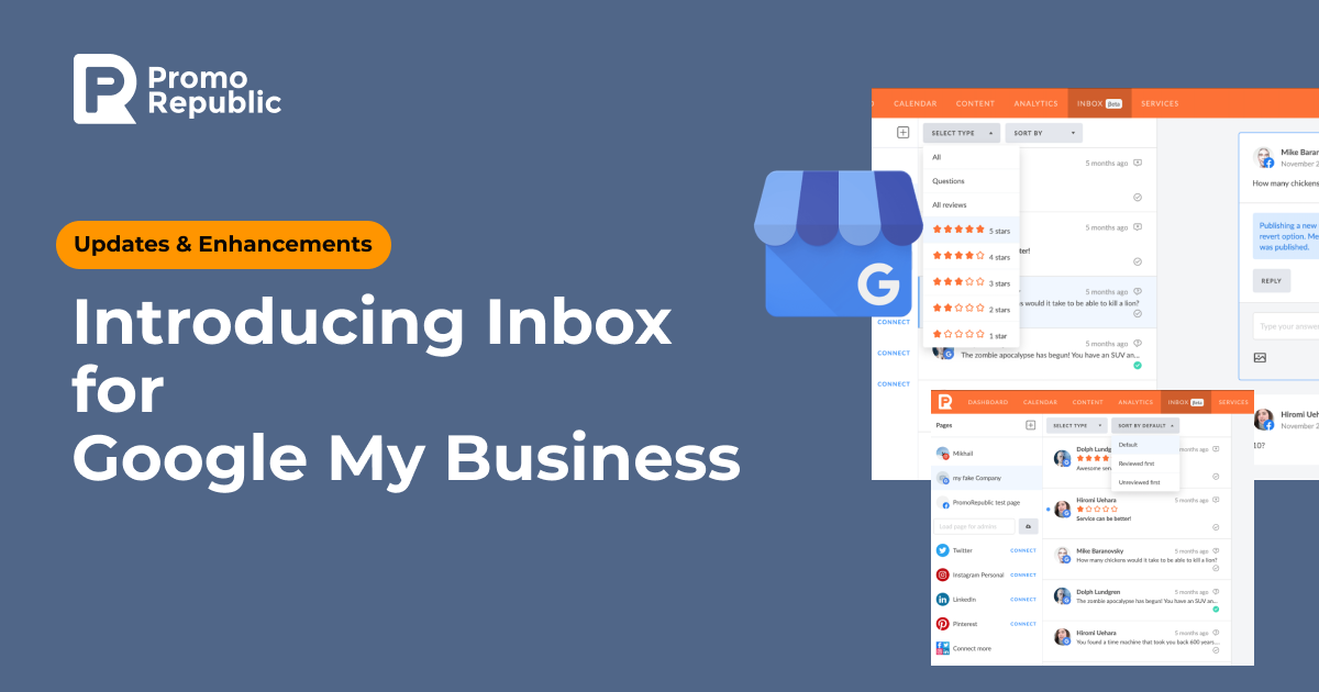 Inbox Feature for Google My Business